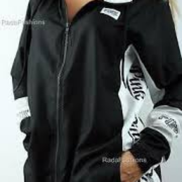 PINK Victoria's Secret Jackets & Blazers - PINK Victoria's Secret ANORAK Windbreaker w/Hood